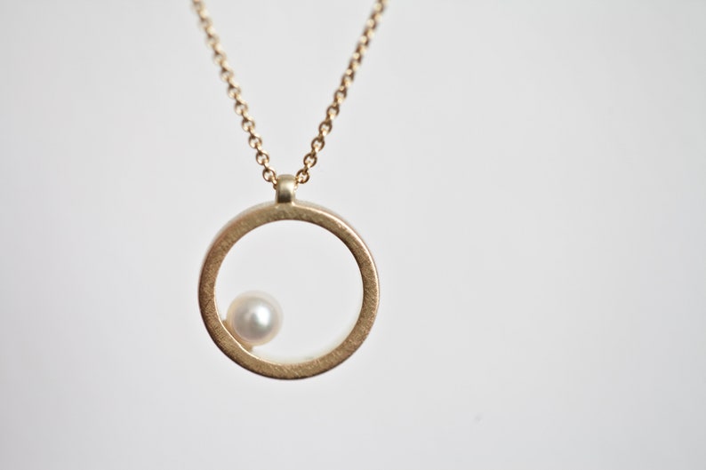 pearl necklace solid gold_flowring pearls collection