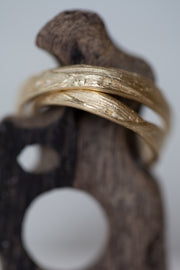 Grass-Blade Wedding Rings