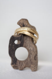Grass-Blade Wedding Rings