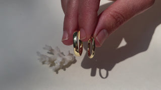 <tc>Wellige Polierte Organische Trauringe Set Gold</tc>