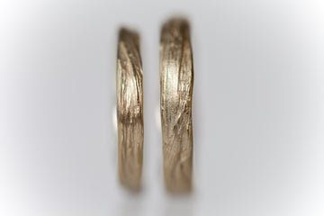 Grass-Blade Wedding Rings
