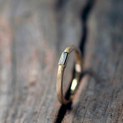 Baguette Bezel Diamond Ring