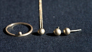 Gold Pebble Ring